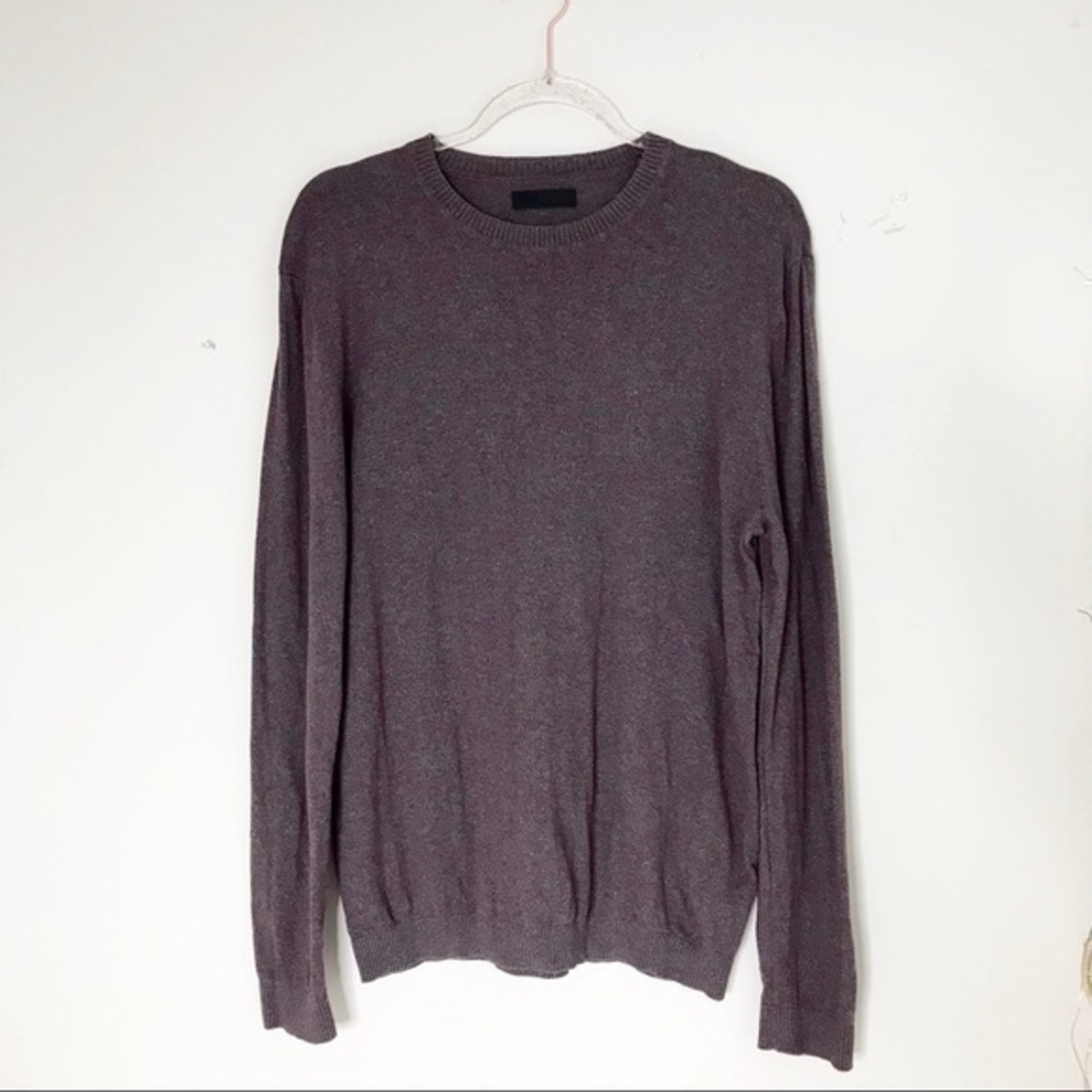 Asos purple crew neck sweater size L